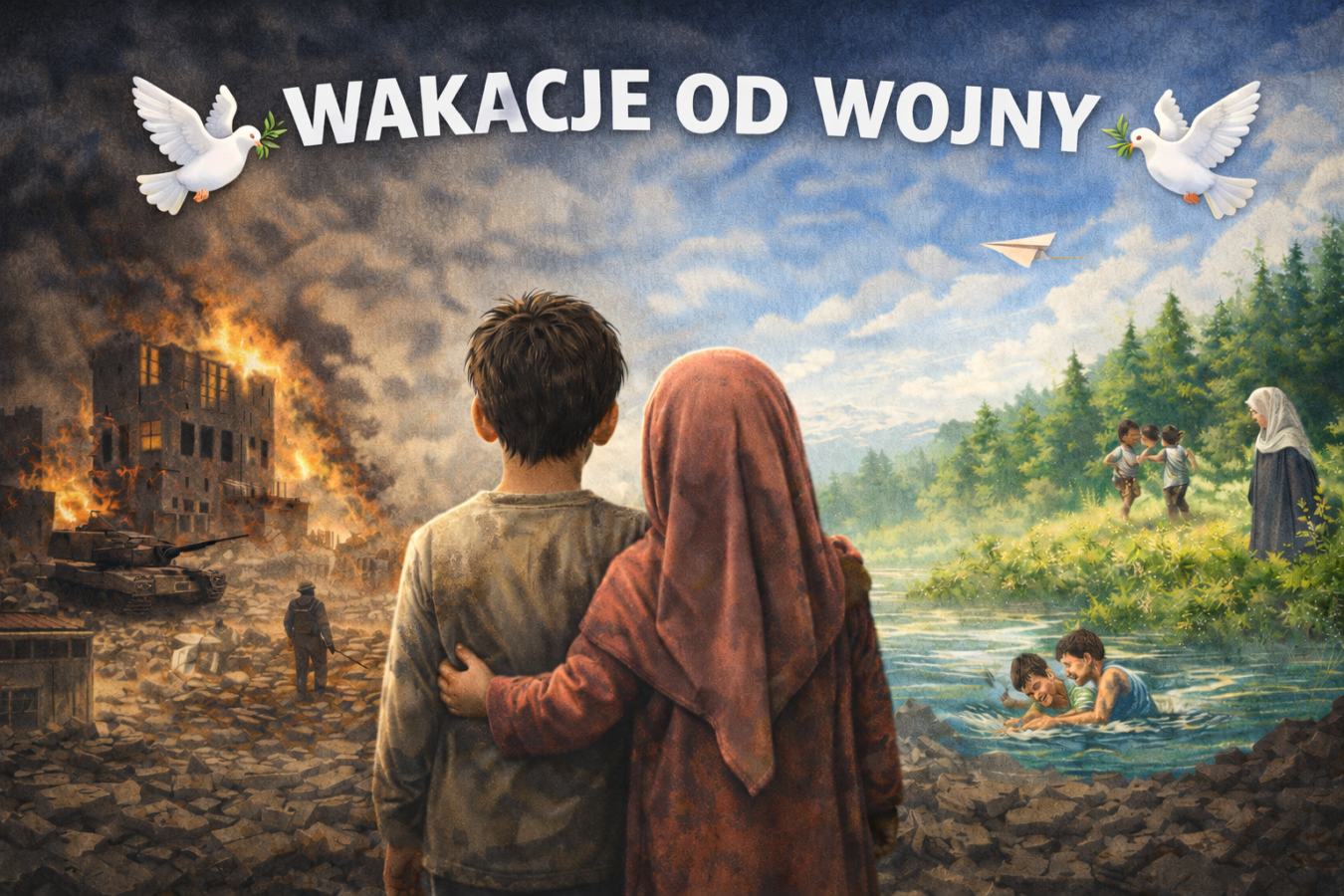 Wakacje od wojny. Podaruj dzieciom chwilę pokoju.