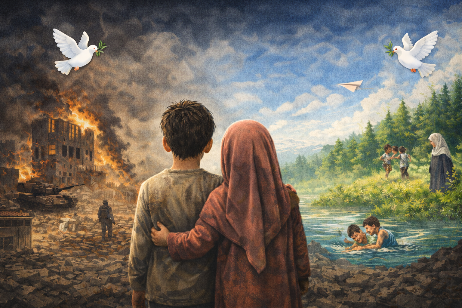 Wakacje od wojny. Podaruj dzieciom chwilę pokoju.